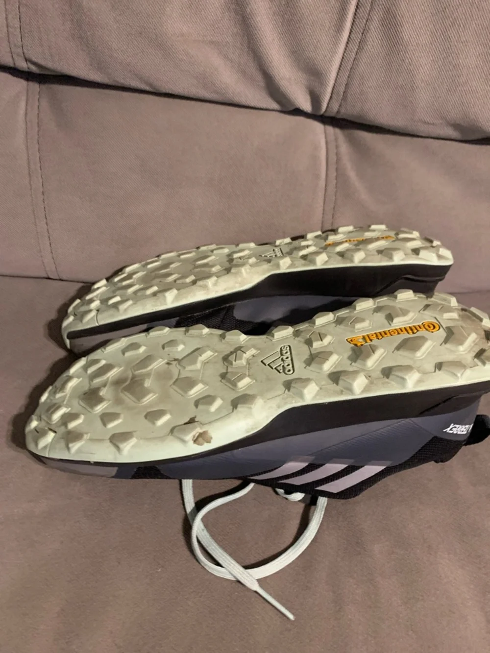 Adidas TERREX 260 Black Sneakers with Mint Green Accents